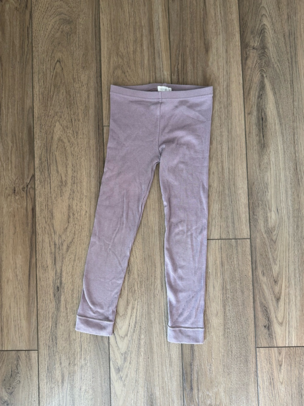 Jamie Kay Girls' Ribbed Lavender ribbed leggings size 6